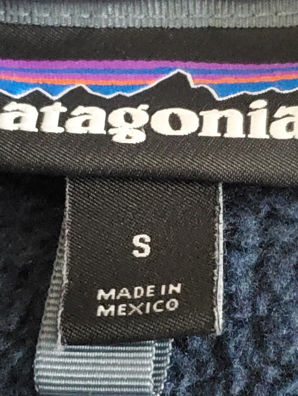 PATAGONIA RE TOOL SNAP T PULLOVER FLEECE. NAVY BLUE SNALL. LONG SLEEVE. FALL - Picture 6 of 10